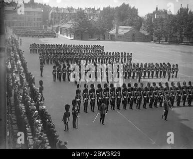 London cubs inspected by Lt Gen Sir A Codrington at Royal Mews , Buckingham  Palace . 23 April 1927 Stock Photo - Alamy