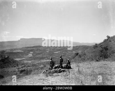 Pictures of the Abyssinian campaign by Ray Rousseau , Planet News staff photographer from Paris bureau. 27 November 1935 Stock Photo