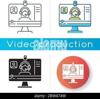Webinar icon Stock Vector