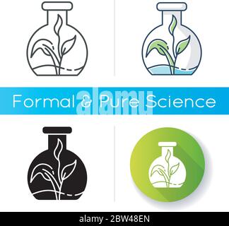 Botany icon Stock Vector