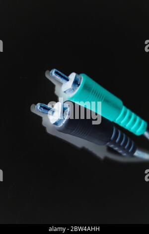 A picture of audio pin Stock Photo