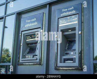 ATM in an outside wall Stock Photo - Alamy