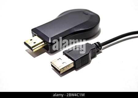 A picture of hdmi cable Stock Photo