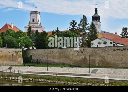 City of Gyor in Hungary Stock Photo