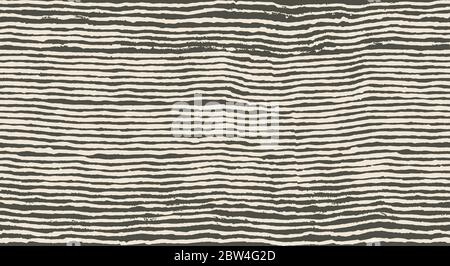 grunge brush painted horizontal lines seamless pattern Stock Vector