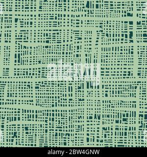 seamless paint brush strokes texture - japanese traditional stencil pattern for texitile Stock Photo