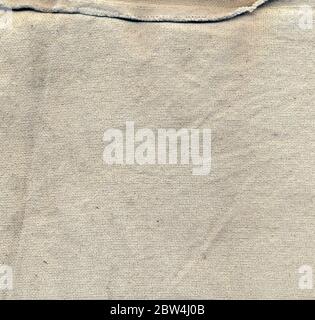 Thick sack linen structure, texture background Stock Photo