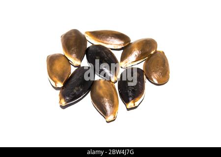 A picture of chikoo seeds Stock Photo