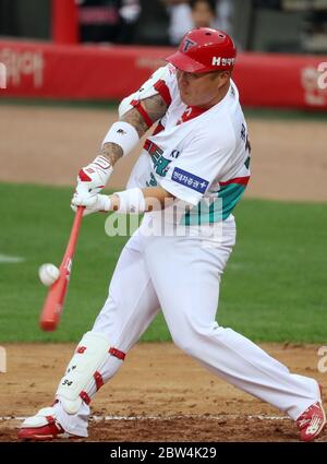 Chae Eunsung Lg Twins Baseball Club Editorial Stock Photo - Stock Image