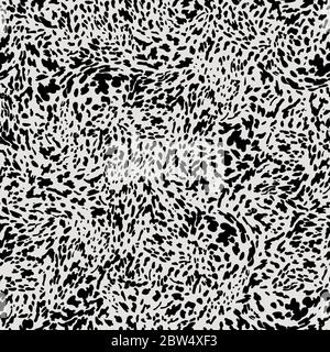 Premium Vector  Leopard skin seamless pattern black spots on a white  background vintage animal print from the 80s