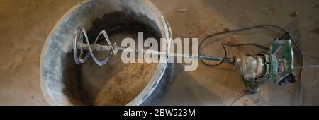 Construction zone in apartment Stock Photo