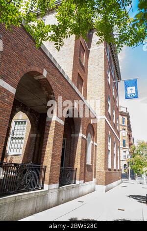 Arthur T. Vanderbilt Hall, School of Law, New York University, New York City, New York, USA Stock Photo