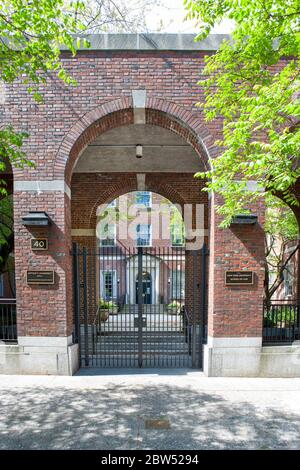 Arthur T. Vanderbilt Hall, School of Law, New York University, New York City, New York, USA Stock Photo