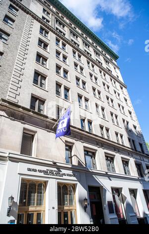 Silver Center For Arts and Science, College of Arts and Science, New York University, New York City, New York, USA Stock Photo