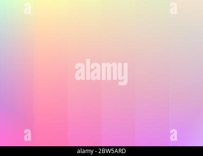 Horizontal banner. Step gradient of sunset colors. Stock Vector