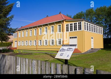 Russian Bishop's House, Sitka National Historical Park, Baranof Island, Sitka, Southeast Alaska, USA Stock Photo