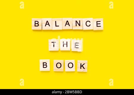 Words Time is money on yellow background. business concept Stock Photo