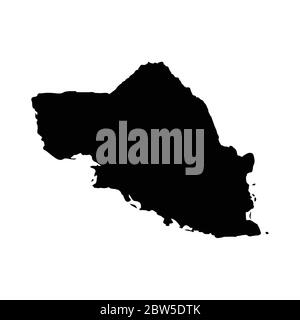 Belmopan city province vector map poster. Capital of Belize ...