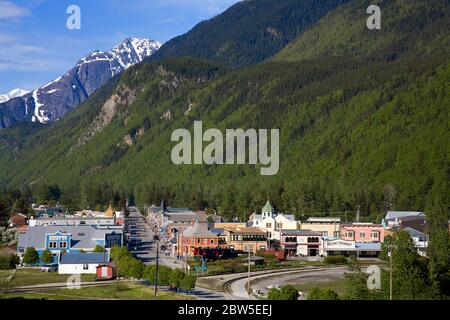 Skagway, Southeast Alaska, USA Stock Photo