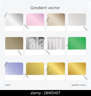 Set of colorful backgrounds, gradient. For banner web, app, poster. Stock Vector