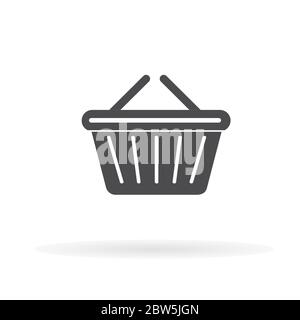 Basket icon. For web, business, finance and communication. Vector Illustration. Stock Vector