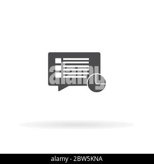 Document loading icon. For web, business, finance and communication ...