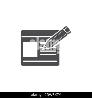 Checklist icon. For web, business, finance and communication. Vector Illustration. Stock Vector