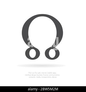 Ascending node. RAHU. Lunar Ascending North Head Node. Vector Illustration. Stock Vector