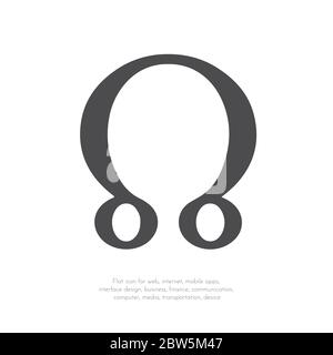 Ascending node. RAHU. Lunar Ascending North Head Node. Vector Illustration. Stock Vector