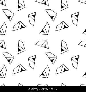 tent, vector seamless pattern, Editable can be used for web page backgrounds, pattern fills Stock Vector