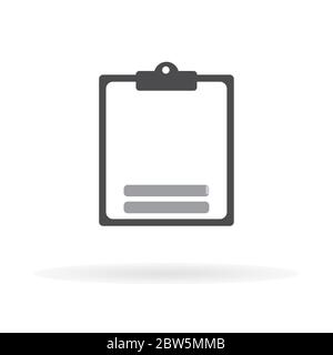 Checklist icon. Flat icon for apps and websites. Vector Illustration. Stock Vector