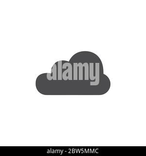 Cloud icon. For web, business, finance and communication. Vector Illustration. Stock Vector