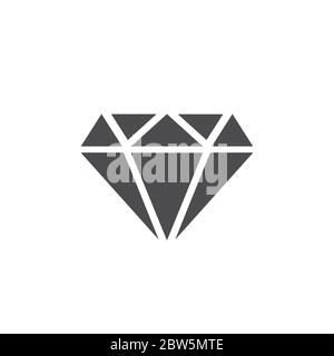 Diamond icon. For web, business, finance and communication. Vector Illustration. Stock Vector