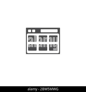 Document icon. For web, business, finance and communication. Vector Illustration. Stock Vector