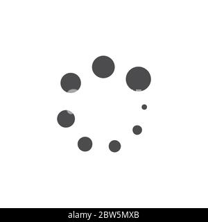 Loading icon. For web, business, finance and communication. Vector Illustration. Stock Vector