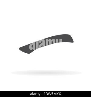 Chinese character one. Stock Vector