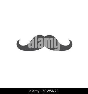 Mustache icon. For web, business, finance and communication. Vector Illustration. Stock Vector