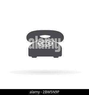 Phone icon. For web, business, finance and communication. Vector Illustration. Stock Vector