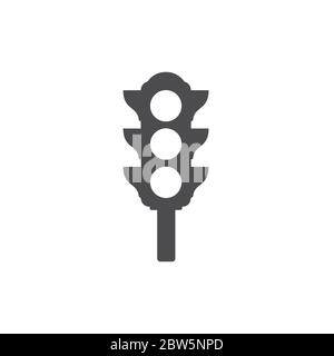 Traffic light icon. For web, business, finance and communication. Vector Illustration. Stock Vector
