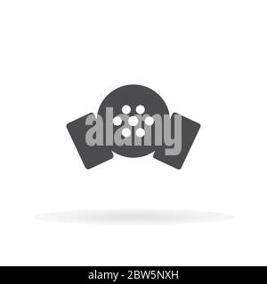 Respirator icon. For web, business, finance and communication. Vector Illustration. Stock Vector