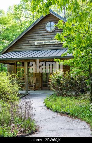 Marie Mellinger Center at Black Rock Mountain State Park in Mountain City near Clayton, Georgia. (USA) Stock Photo