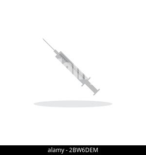 Injection vector illustration isolated on white color background Stock Vector
