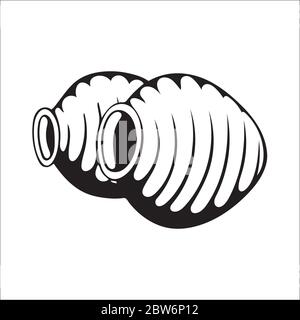 Qvevri. Traditional Georgian pottery for wine. Ancient Georgian handmade clay vessel for wine. Wine theme hand drawn vector illustration. Stock Vector