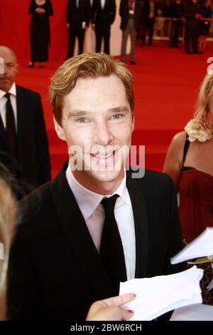 VENICE, ITALY - SEPTEMBER 05: Benedict Cumberbatch attend the 'Tinker, Tailor, Soldier, Spy' Premiere during the 68th Venice Film Festival Stock Photo