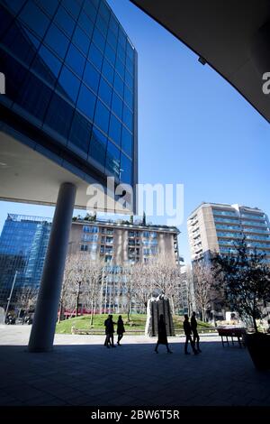 europe, italy, lombardy, milan, The regional government building Stock Photo