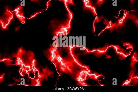 Abstract flame fire in the dark. Seamless texture background. - Vector Stock Vector