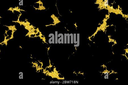 Black marble with gold foil texture seamless pattern background. Abstract shiny paper texture background. can be used wallpaper decoration element. pa Stock Vector