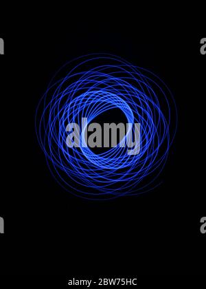 Light abstract forms symmetrical round different colors Stock Photo