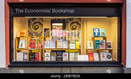 The Economists Bookshop LSE London at Waterstones near the London School of Economics in Central London. Founded 1946 now owned by Waterstones. Stock Photo