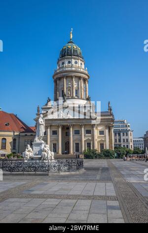 French Cathedral in Gendarmenmarkt Berlin Stock Photo